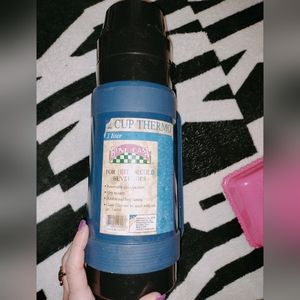 Bene Case Vintage Glass Thermos